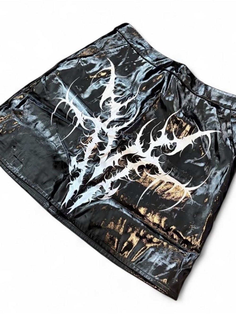 Mary Wyatt Vinyl Mini skirt